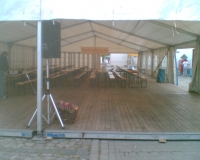 Festzelt 8 breit mit Fussboden