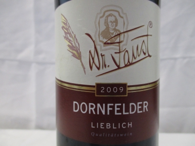 Dr. Faust Dornfelder halbtrocken 6 x 0,75 l